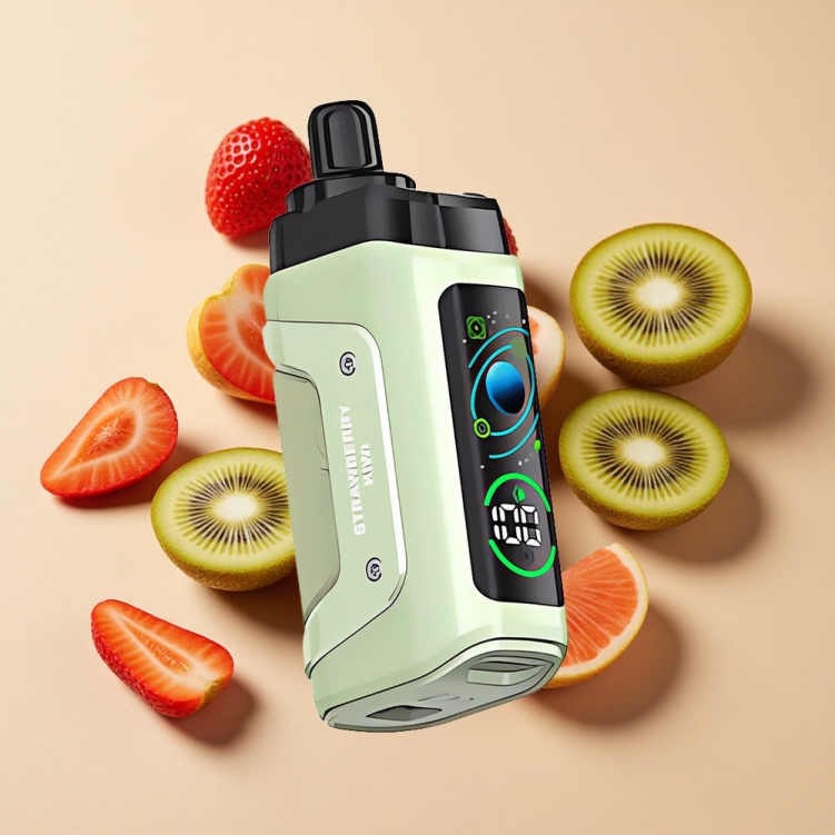 Razz Bar 45000 Bouffées Vape Jetable Fraise Kiwi avec Bobine Mesh 1.0 Ohm