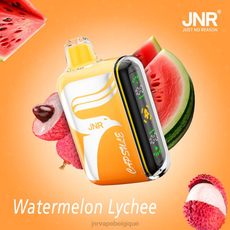 JNR capsule F466874 litchi pastèque JNR vape nicotine