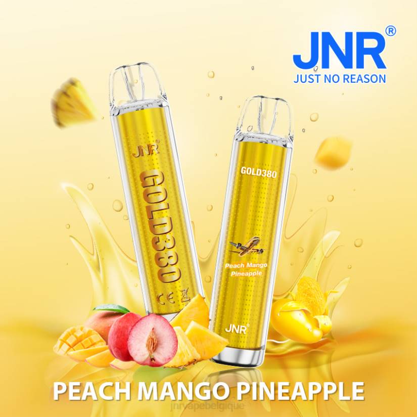 JNR vapes factory- jnr gold380 RPTN56 pêche mangue ananas